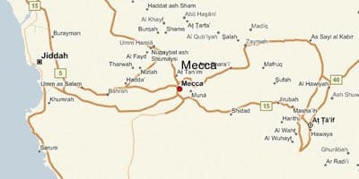 نقشہ mekah
