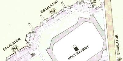 کا نقشہ کعبہ شریف